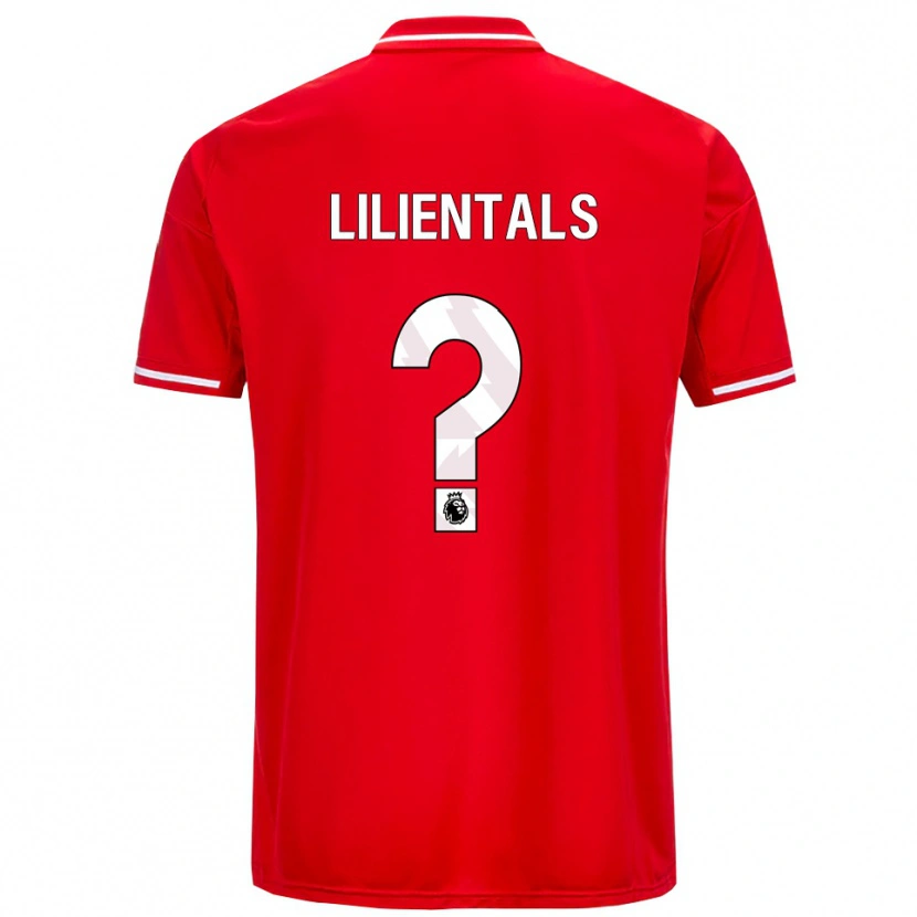 DanxenメンズMatiss Lilientals#0レッド ホワイトホームシャツ2025/26ジャージーユニフォーム