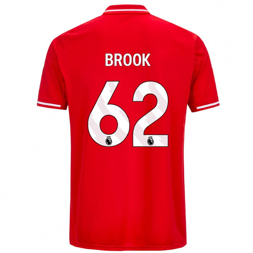 DanxenメンズWill Brook#62レッド ホワイトホームシャツ2025/26ジャージーユニフォーム