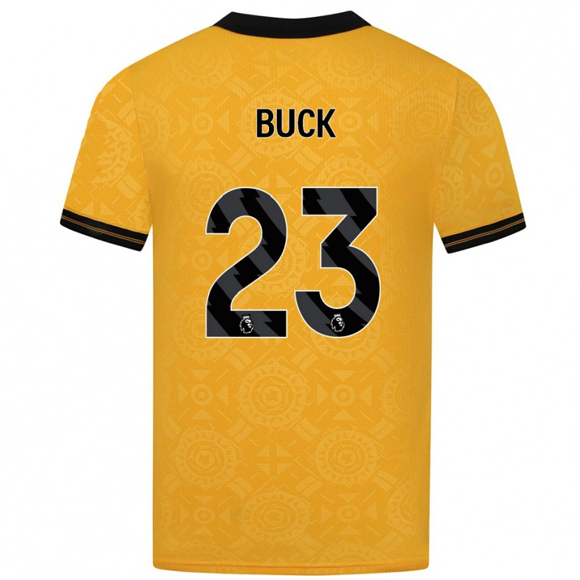 DanxenメンズAlex Buck#23イエロー ブラックホームシャツ2025/26ジャージーユニフォーム