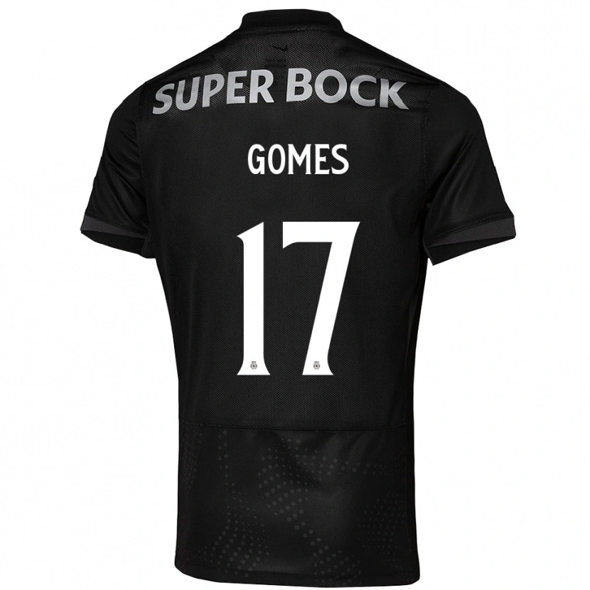 DanxenメンズFrederico Gomes#17ブラック ホワイトアウェイシャツ2025/26ジャージーユニフォーム