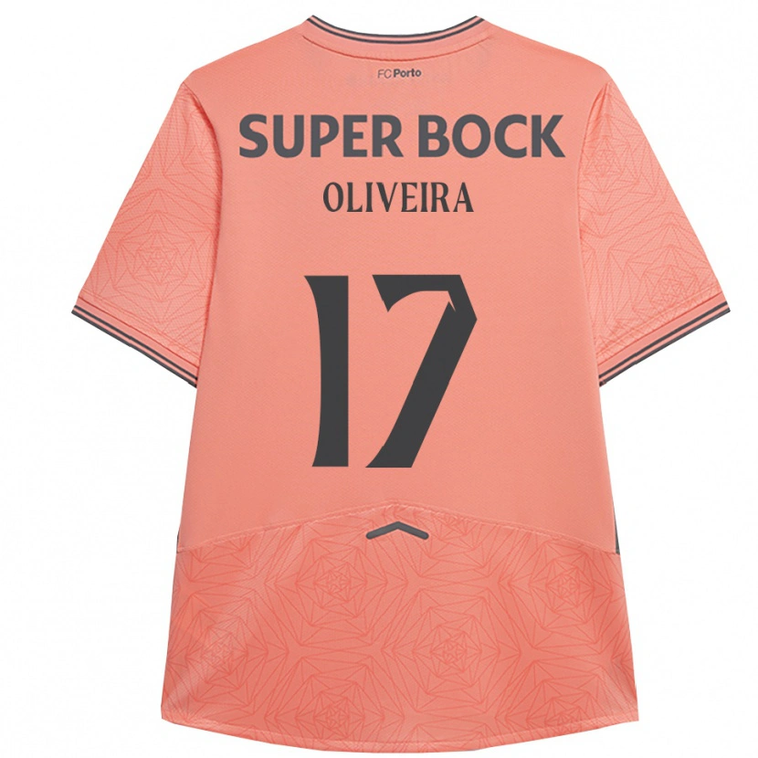 DanxenメンズInês Oliveira#17ピンク ネイビーアウェイシャツ2025/26ジャージーユニフォーム