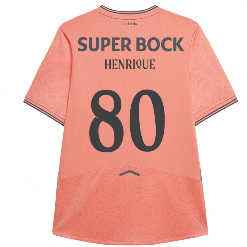 Danxenメンズカイオ・エンリケ・ディオゴ・ドミンゴス#80ピンク ネイビーアウェイシャツ2025/26ジャージーユニフォーム