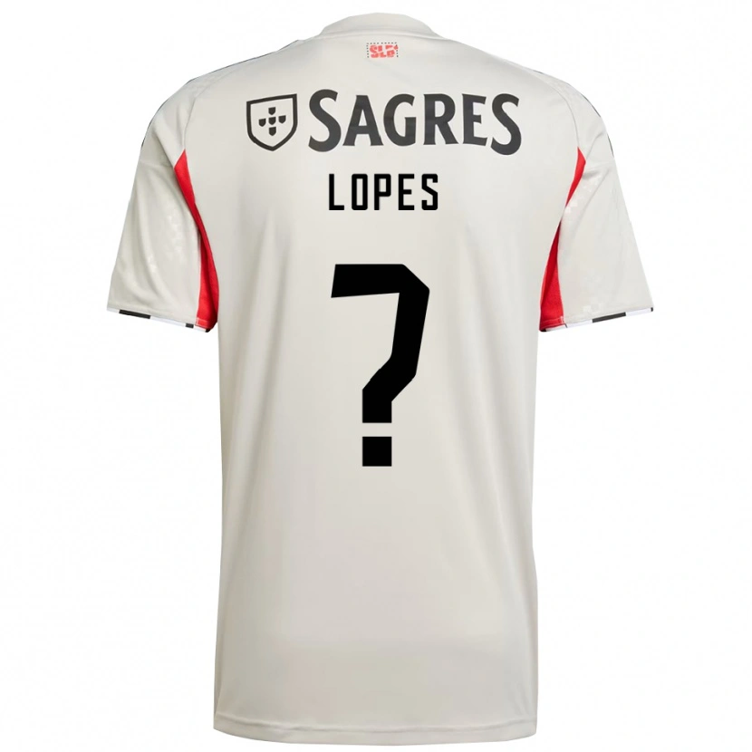 DanxenメンズSimão Lopes#0オフホワイト レッドアウェイシャツ2025/26ジャージーユニフォーム