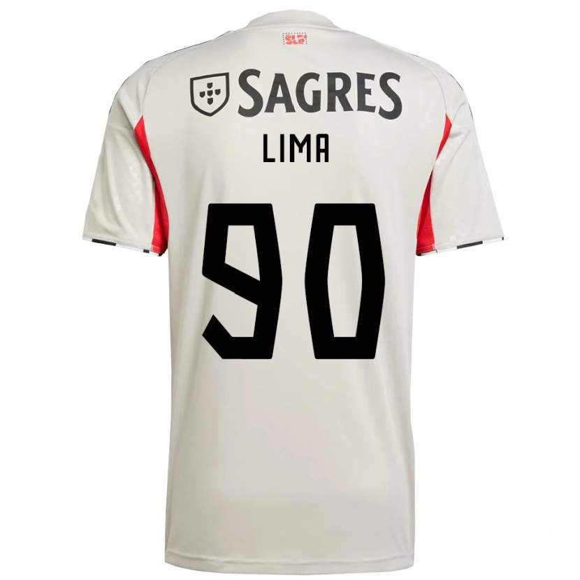 DanxenメンズIvan Lima#90オフホワイト レッドアウェイシャツ2025/26ジャージーユニフォーム