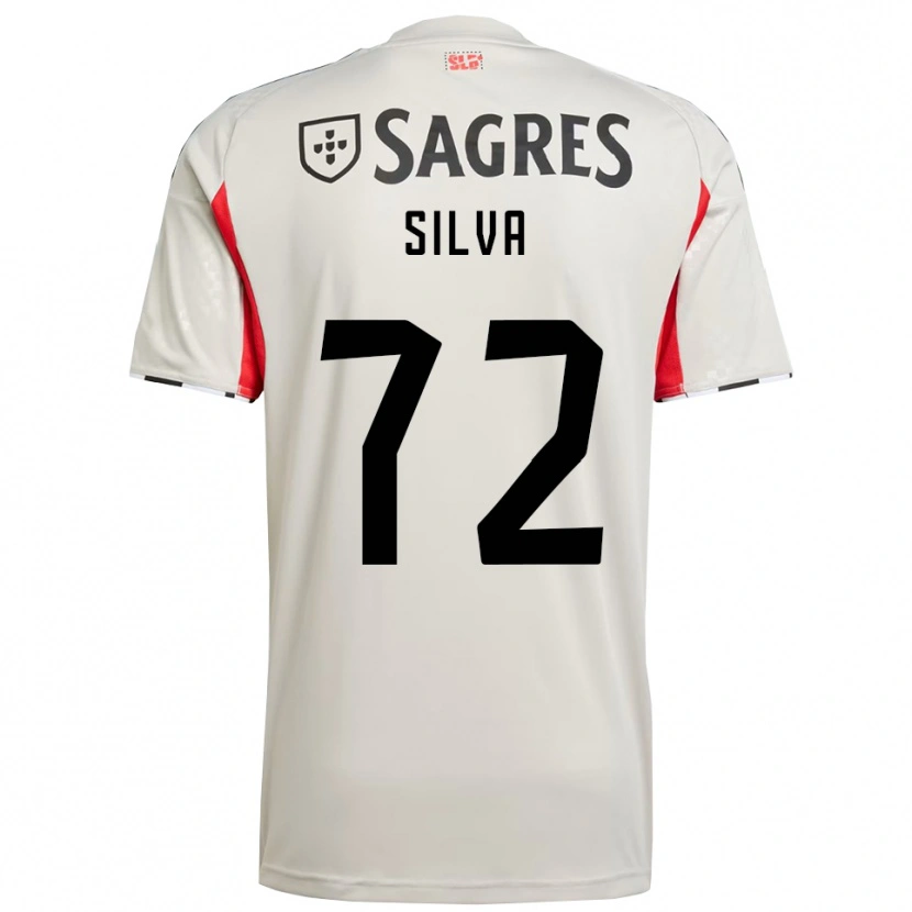DanxenメンズMatilde Silva#72オフホワイト レッドアウェイシャツ2025/26ジャージーユニフォーム