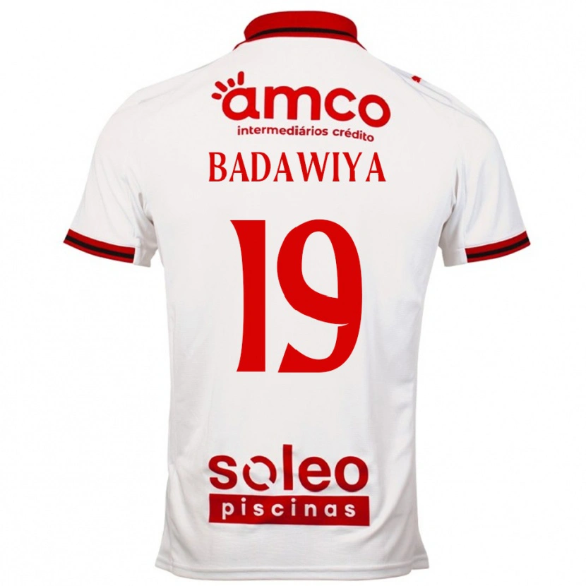 DanxenメンズRola Badawiya#19ホワイト レッドアウェイシャツ2025/26ジャージーユニフォーム