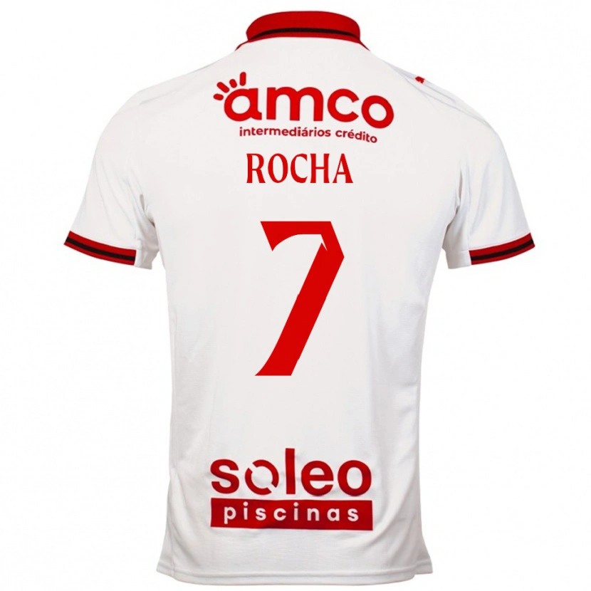 DanxenメンズCarolina Rocha#7ホワイト レッドアウェイシャツ2025/26ジャージーユニフォーム