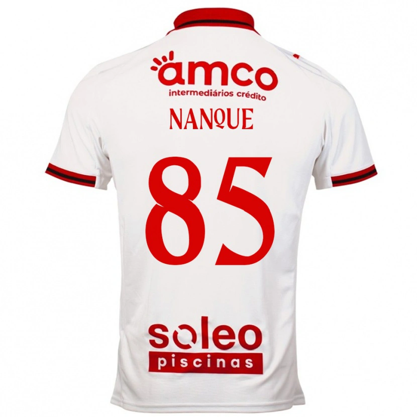 DanxenメンズEdgar Nanque#85ホワイト レッドアウェイシャツ2025/26ジャージーユニフォーム