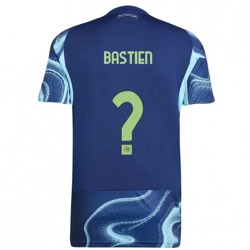 DanxenメンズJoshua Bastien#0ネイビー スカイブルーアウェイシャツ2025/26ジャージーユニフォーム
