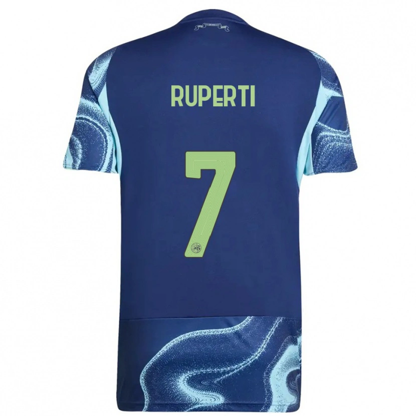 DanxenメンズDanilio Ruperti#7ネイビー スカイブルーアウェイシャツ2025/26ジャージーユニフォーム