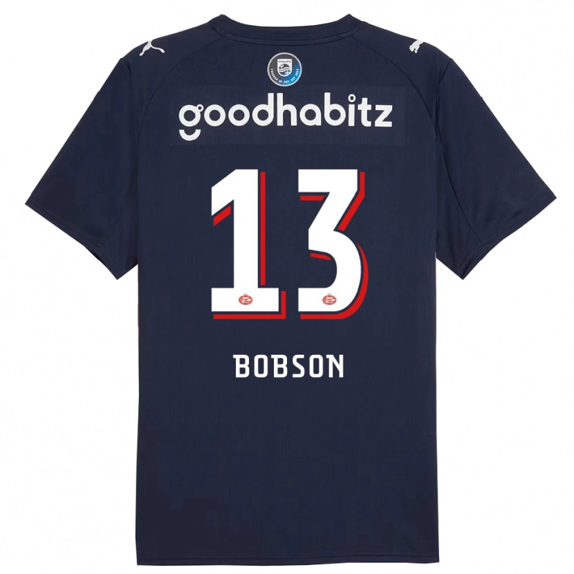 DanxenメンズErsien Bobson#13ネイビー ホワイトアウェイシャツ2025/26ジャージーユニフォーム