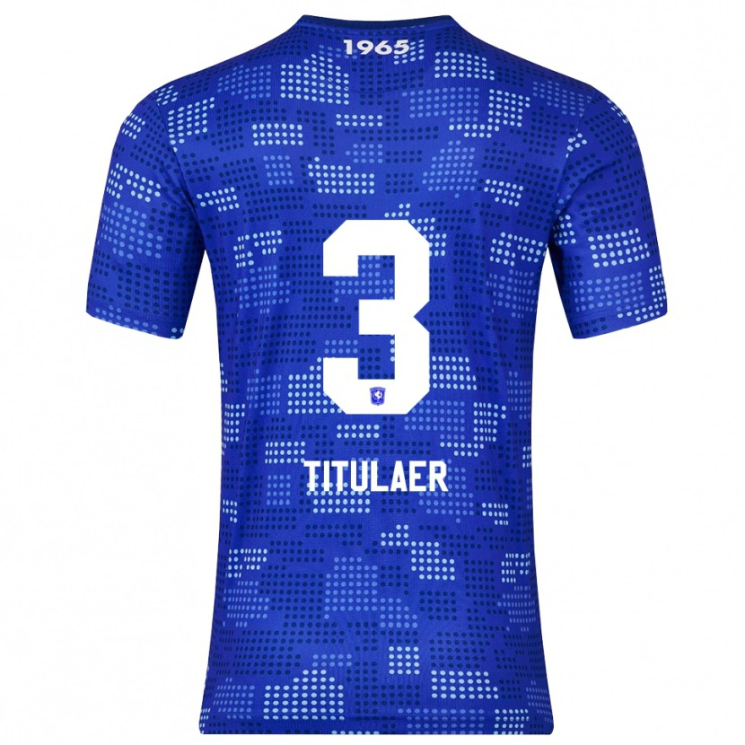 DanxenメンズBjörn Titulaer#3ブルー スカイブルーアウェイシャツ2025/26ジャージーユニフォーム