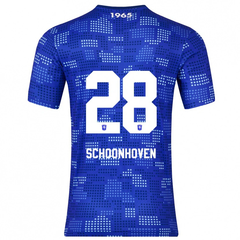 DanxenメンズRoman Schoonhoven#28ブルー スカイブルーアウェイシャツ2025/26ジャージーユニフォーム