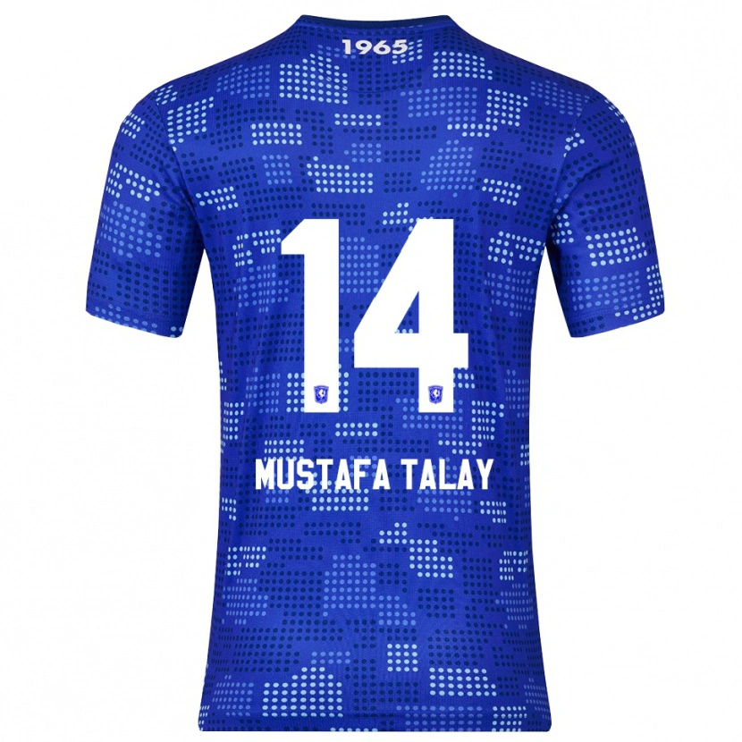 DanxenメンズKaan Mustafa Talay#14ブルー スカイブルーアウェイシャツ2025/26ジャージーユニフォーム