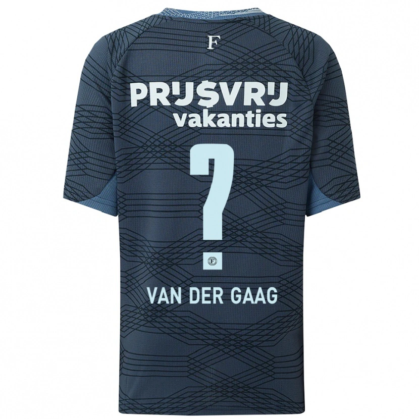 DanxenメンズBo Van Der Gaag#0ブラック グレーアウェイシャツ2025/26ジャージーユニフォーム