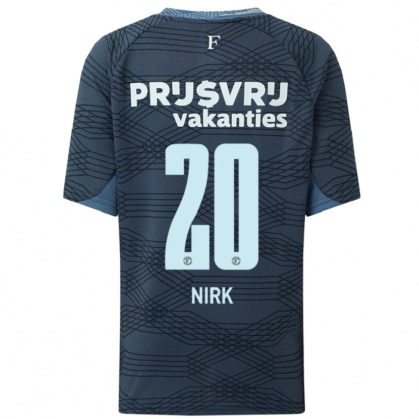 DanxenメンズJeremiah Nirk#20ブラック グレーアウェイシャツ2025/26ジャージーユニフォーム