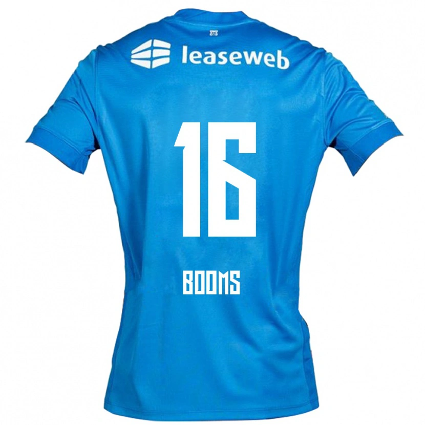 DanxenメンズNetty Booms#16ブルー ホワイトアウェイシャツ2025/26ジャージーユニフォーム