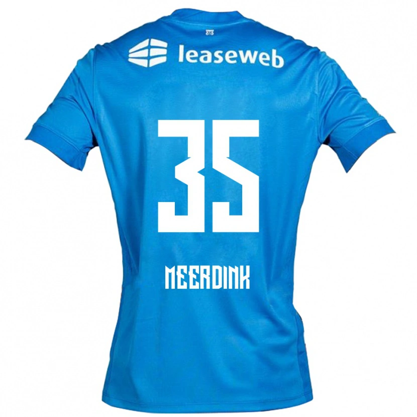 Danxenメンズメックス・ミールディンク#35ブルー ホワイトアウェイシャツ2025/26ジャージーユニフォーム