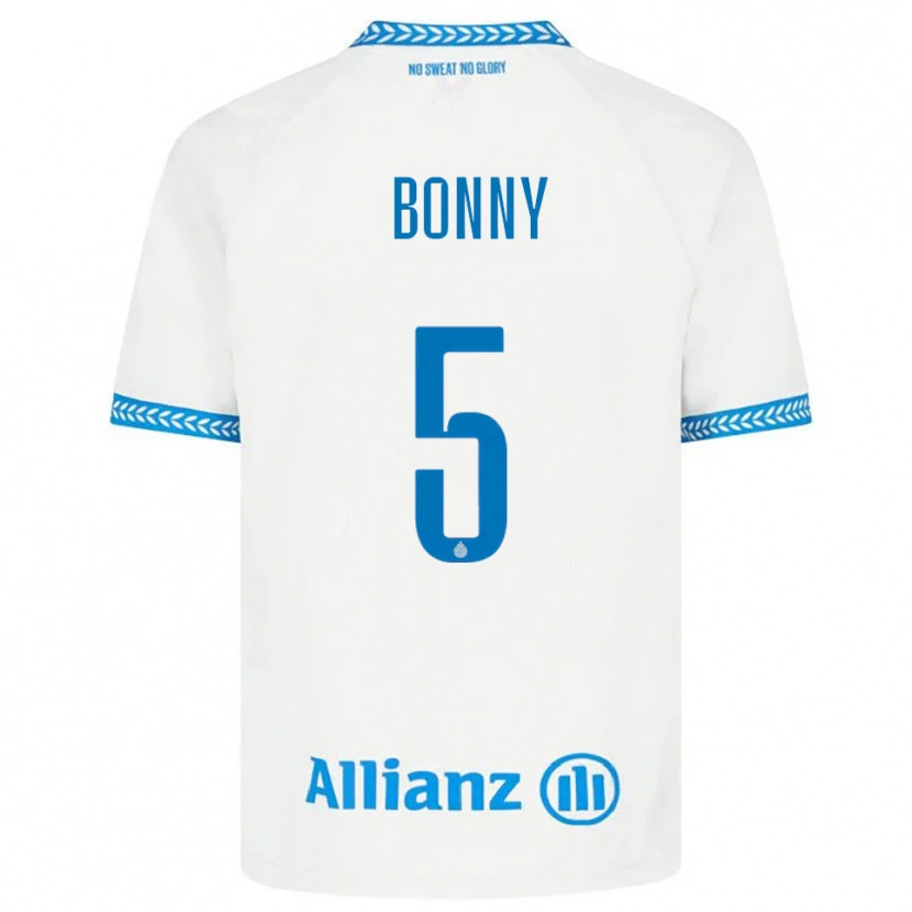 DanxenメンズChionne Bonny#5ブルー ホワイトアウェイシャツ2025/26ジャージーユニフォーム