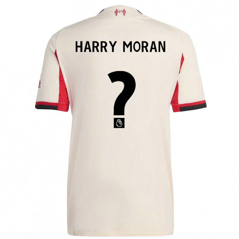 DanxenメンズHarry Moran#0ホワイト ブラックアウェイシャツ2025/26ジャージーユニフォーム