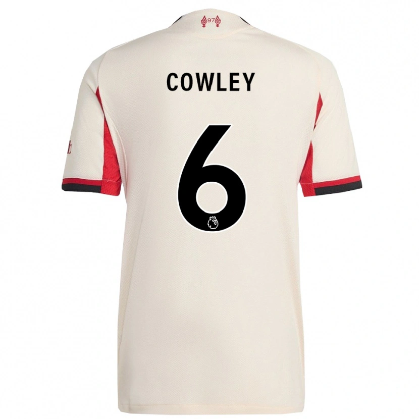 DanxenメンズRyan Cowley#6ホワイト ブラックアウェイシャツ2025/26ジャージーユニフォーム