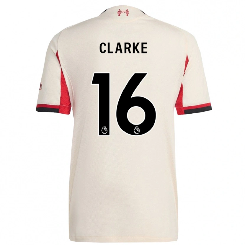 DanxenメンズLucas Clarke#16ホワイト ブラックアウェイシャツ2025/26ジャージーユニフォーム