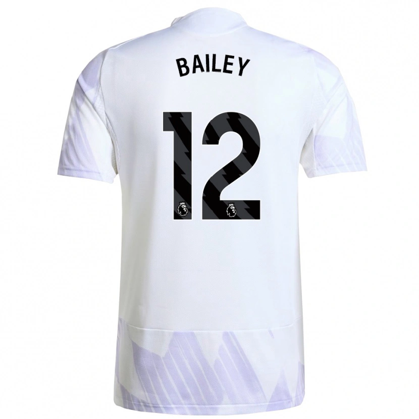 DanxenメンズJames Bailey#12ホワイト パープル パープルアウェイシャツ2025/26ジャージーユニフォーム