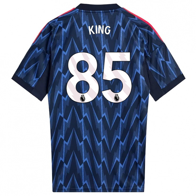 DanxenメンズJosiah King#85ネイビー レッドアウェイシャツ2025/26ジャージーユニフォーム