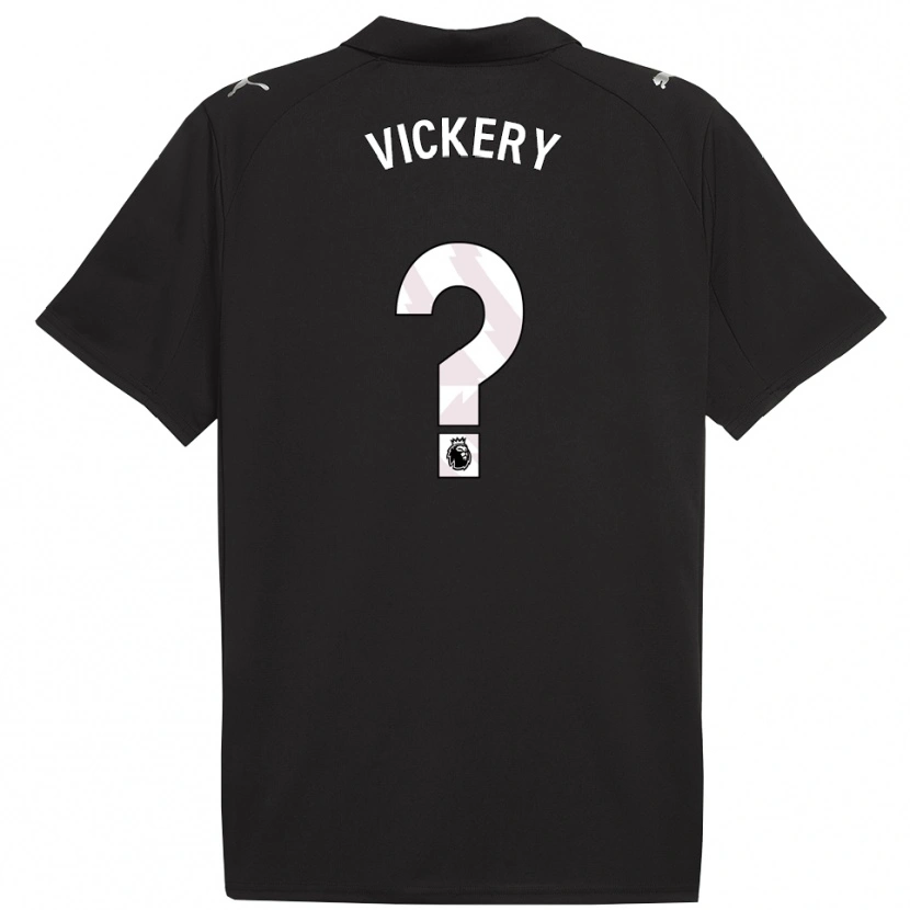 DanxenメンズBen Vickery#0ブラック ホワイトアウェイシャツ2025/26ジャージーユニフォーム