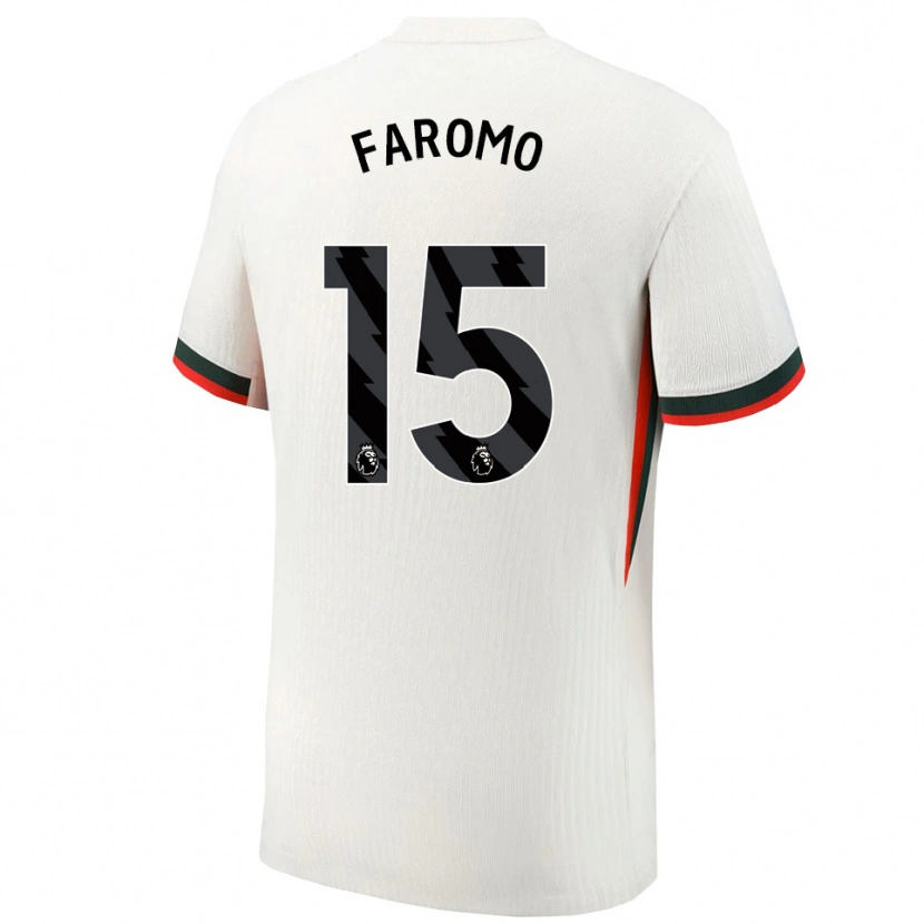 DanxenメンズTrey Faromo#15ホワイト グリーンアウェイシャツ2025/26ジャージーユニフォーム