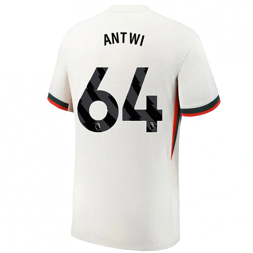 Danxenメンズジェネシス・アントウィ#64ホワイト グリーンアウェイシャツ2025/26ジャージーユニフォーム
