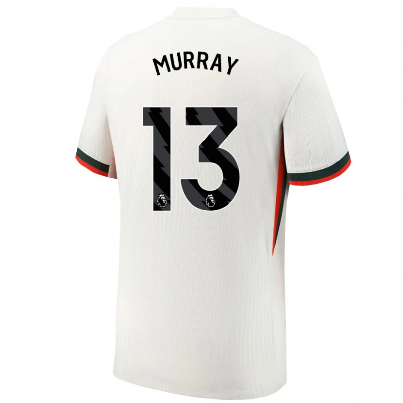 DanxenメンズJake Murray#13ホワイト グリーンアウェイシャツ2025/26ジャージーユニフォーム