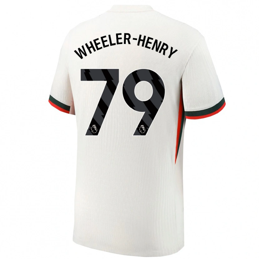 DanxenメンズJoseph Wheeler-Henry#79ホワイト グリーンアウェイシャツ2025/26ジャージーユニフォーム
