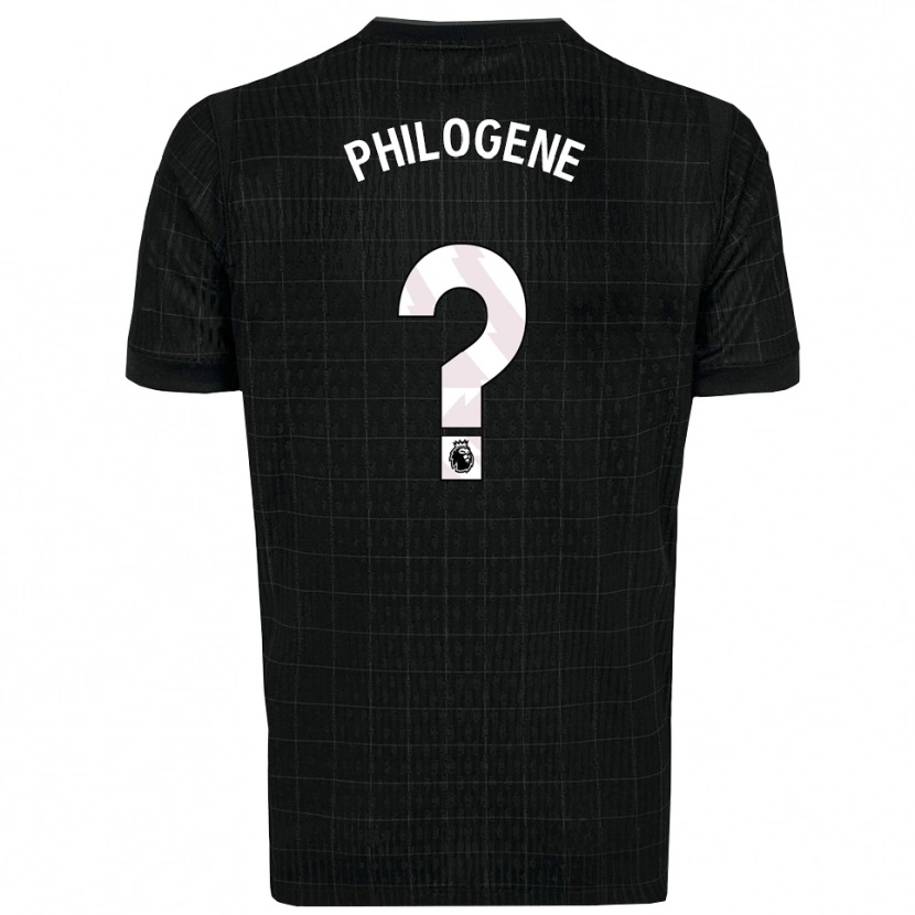 DanxenメンズBlake Philogene#0ブラック グレーアウェイシャツ2025/26ジャージーユニフォーム
