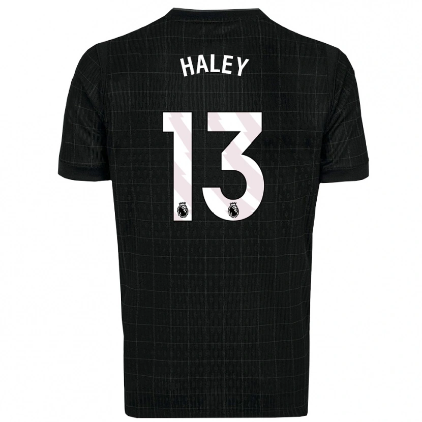DanxenメンズMicah Haley#13ブラック グレーアウェイシャツ2025/26ジャージーユニフォーム