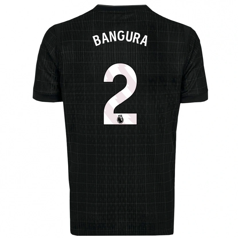 DanxenメンズSamal Bangura#2ブラック グレーアウェイシャツ2025/26ジャージーユニフォーム