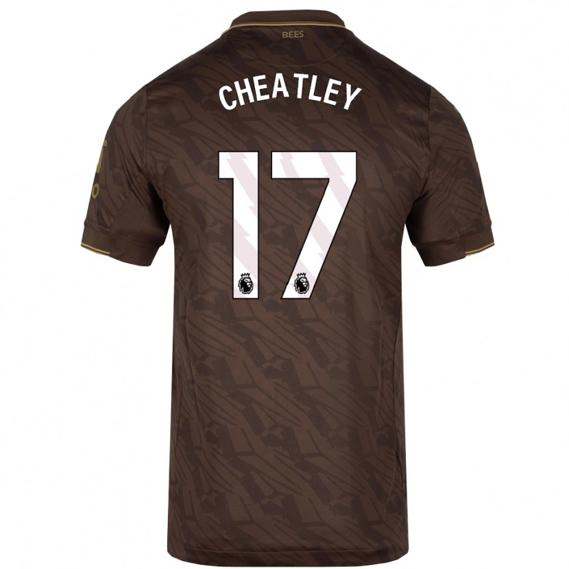 DanxenメンズAshley Cheatley#17ブラウン ゴールドアウェイシャツ2025/26ジャージーユニフォーム