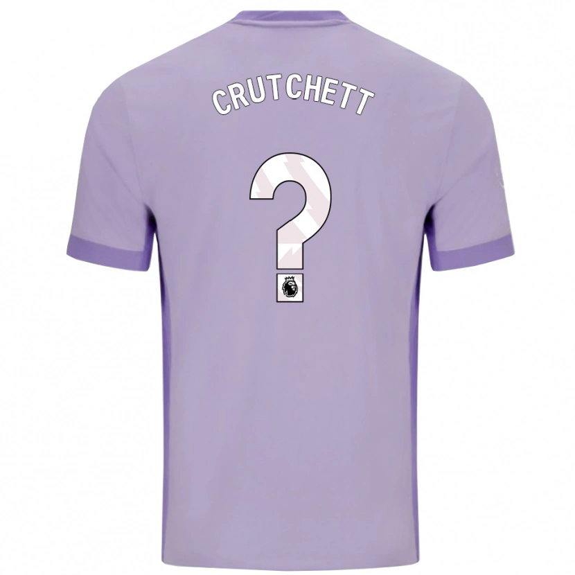 DanxenメンズLiam Crutchett#0タロ パープル ホワイトアウェイシャツ2025/26ジャージーユニフォーム