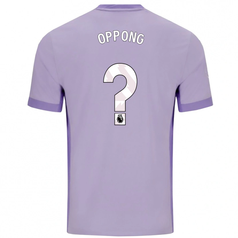 DanxenメンズRaffaele Oppong#0タロ パープル ホワイトアウェイシャツ2025/26ジャージーユニフォーム