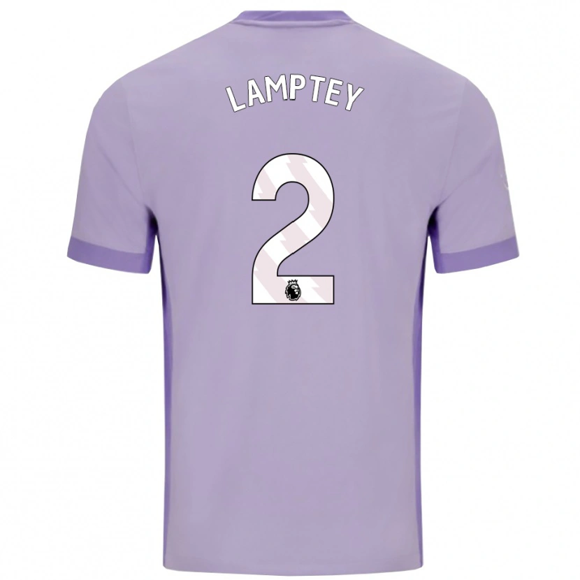 Danxenメンズタリック・ランプティ#2タロ パープル ホワイトアウェイシャツ2025/26ジャージーユニフォーム