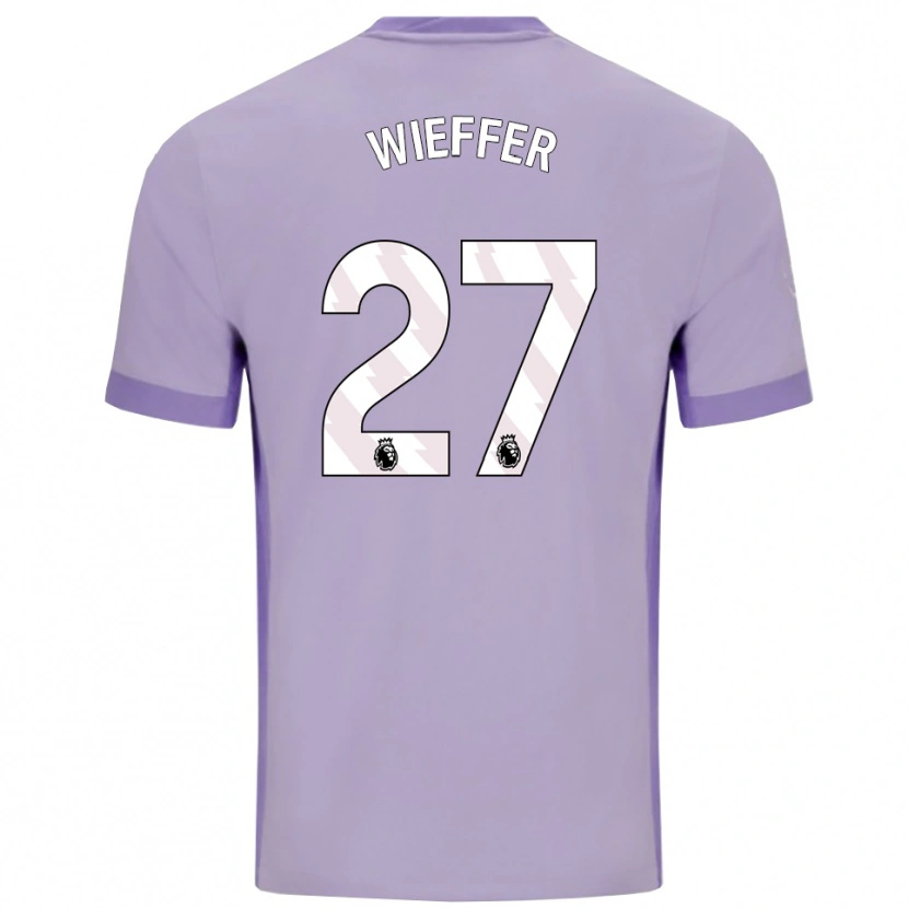 Danxenメンズマッツ・ウィーファー#27タロ パープル ホワイトアウェイシャツ2025/26ジャージーユニフォーム