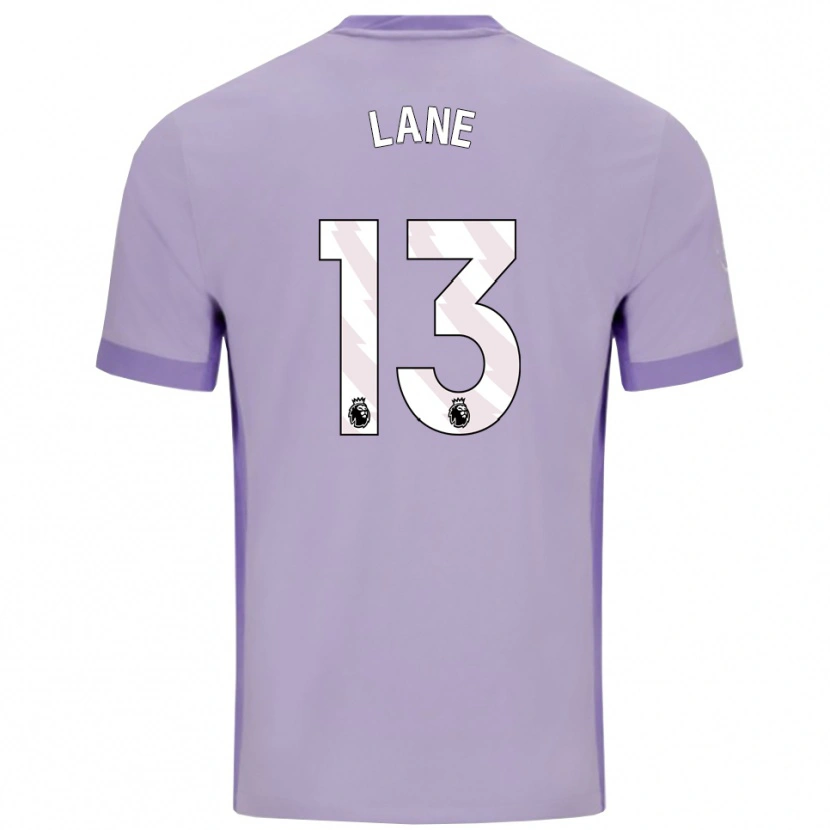 DanxenメンズDarius Lane#13タロ パープル ホワイトアウェイシャツ2025/26ジャージーユニフォーム