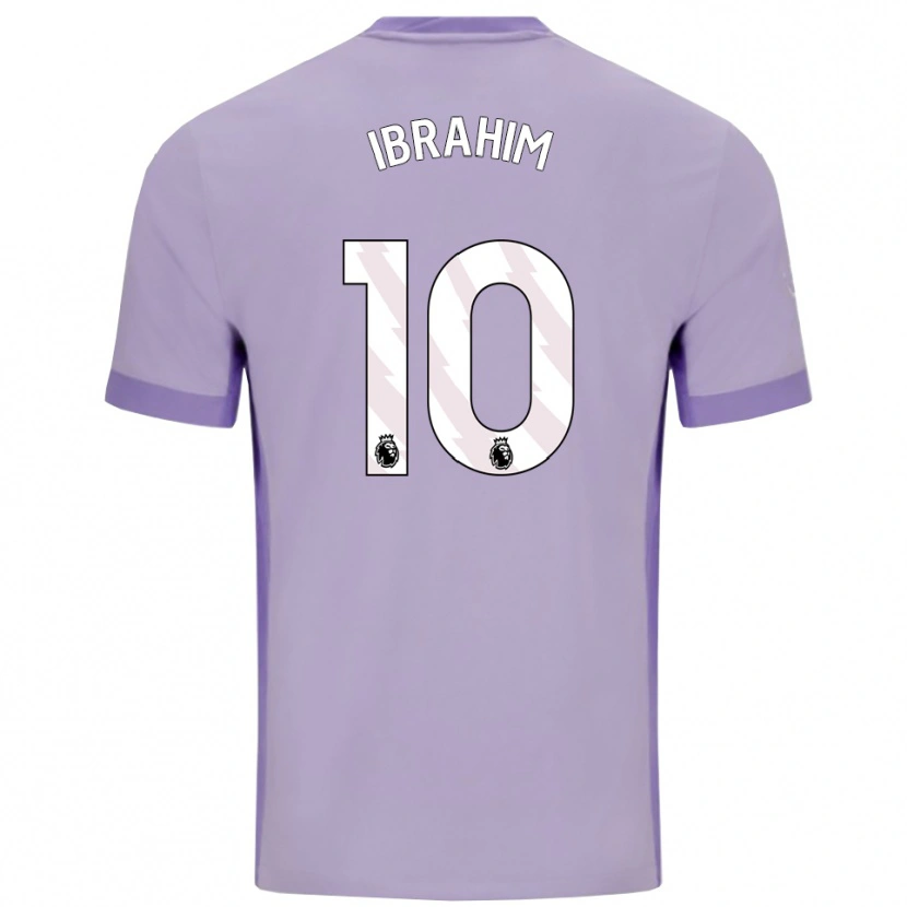 Danxenメンズユネス・イブラヒム#10タロ パープル ホワイトアウェイシャツ2025/26ジャージーユニフォーム