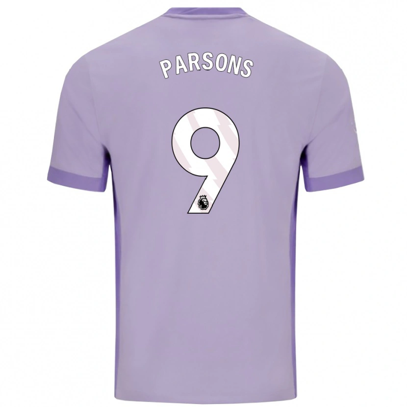 DanxenメンズJacob Parsons#9タロ パープル ホワイトアウェイシャツ2025/26ジャージーユニフォーム