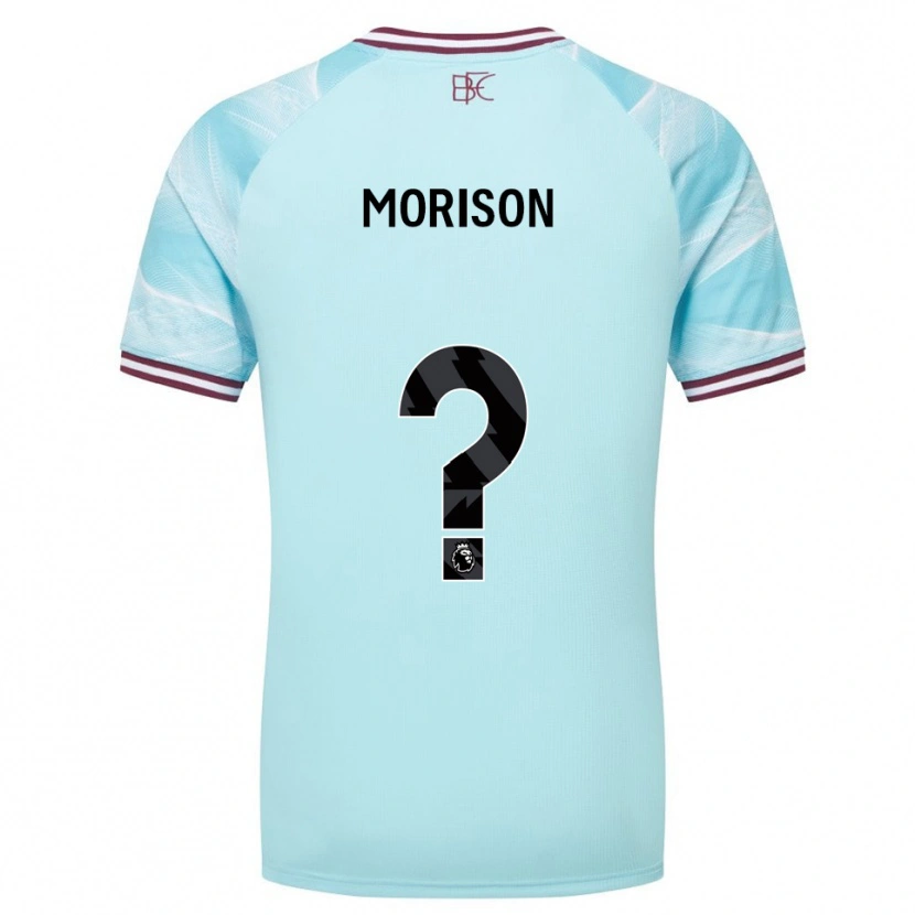 DanxenメンズDylan Morison#0スカイブルー バーガンディアウェイシャツ2025/26ジャージーユニフォーム