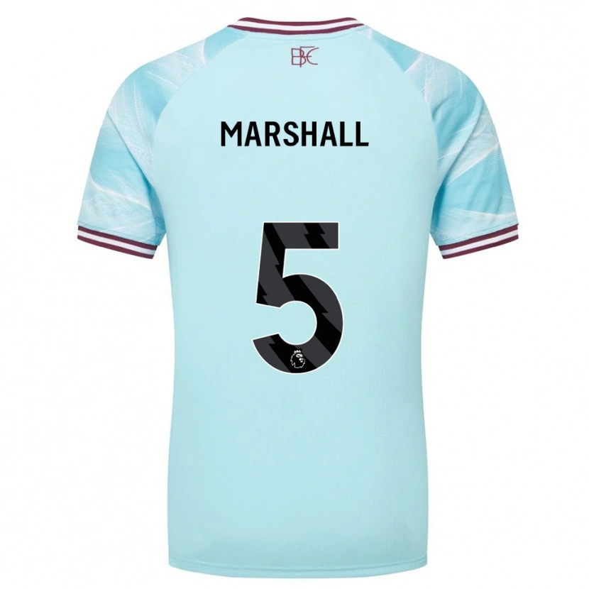 DanxenメンズGeorgia Marshall#5スカイブルー バーガンディアウェイシャツ2025/26ジャージーユニフォーム