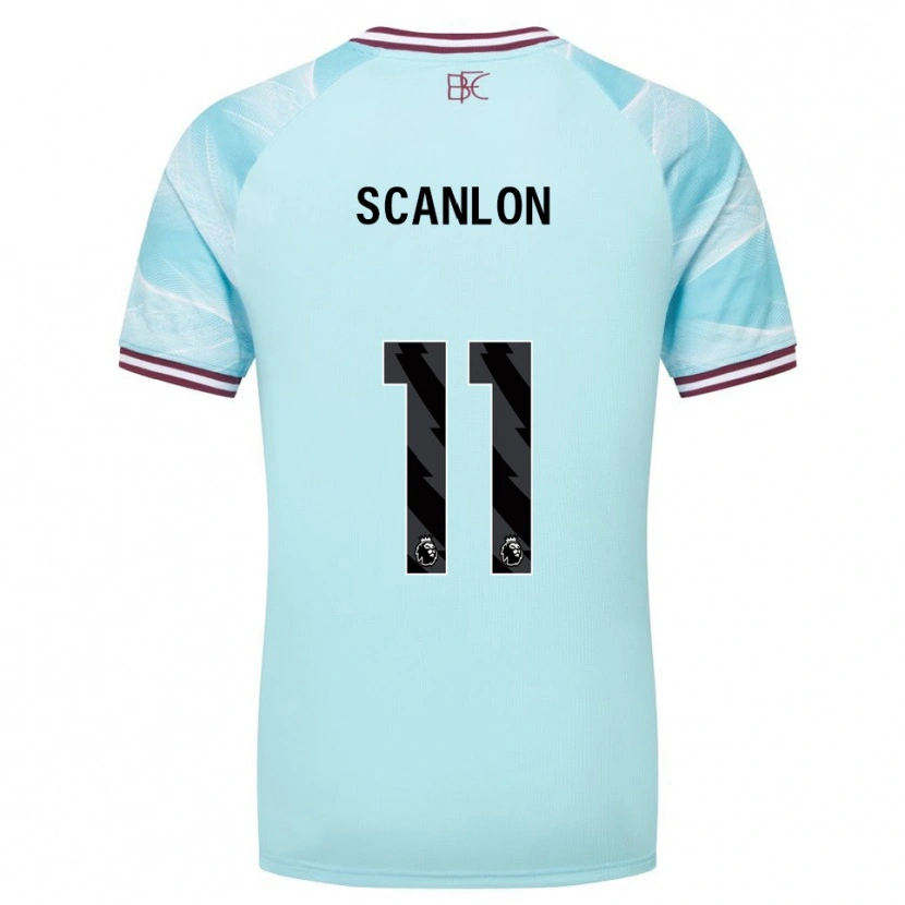 DanxenメンズLuca Scanlon#11スカイブルー バーガンディアウェイシャツ2025/26ジャージーユニフォーム