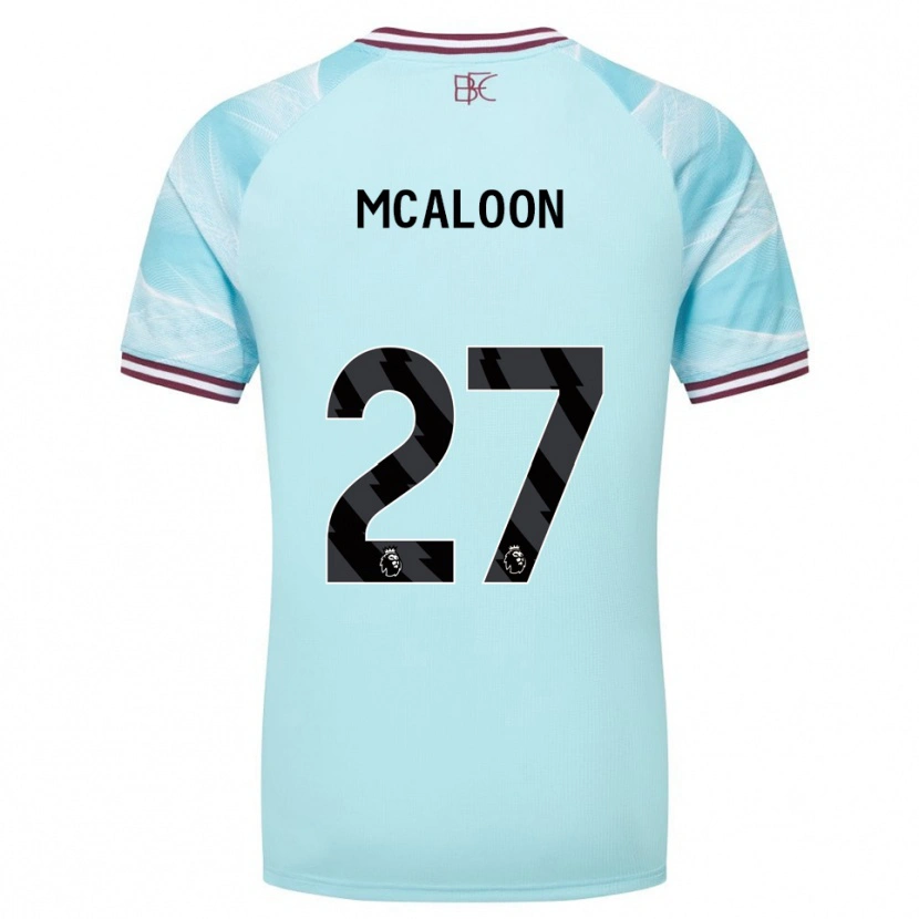 DanxenメンズNaoisha Mcaloon#27スカイブルー バーガンディアウェイシャツ2025/26ジャージーユニフォーム