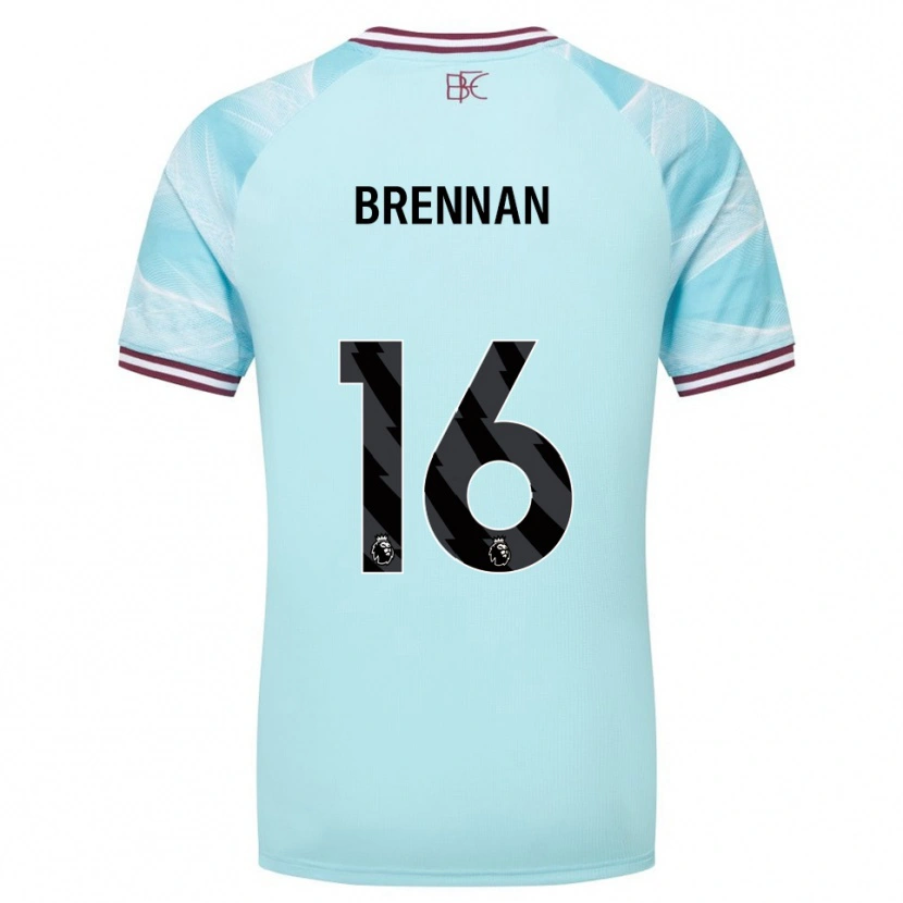 DanxenメンズCorey Brennan#16スカイブルー バーガンディアウェイシャツ2025/26ジャージーユニフォーム