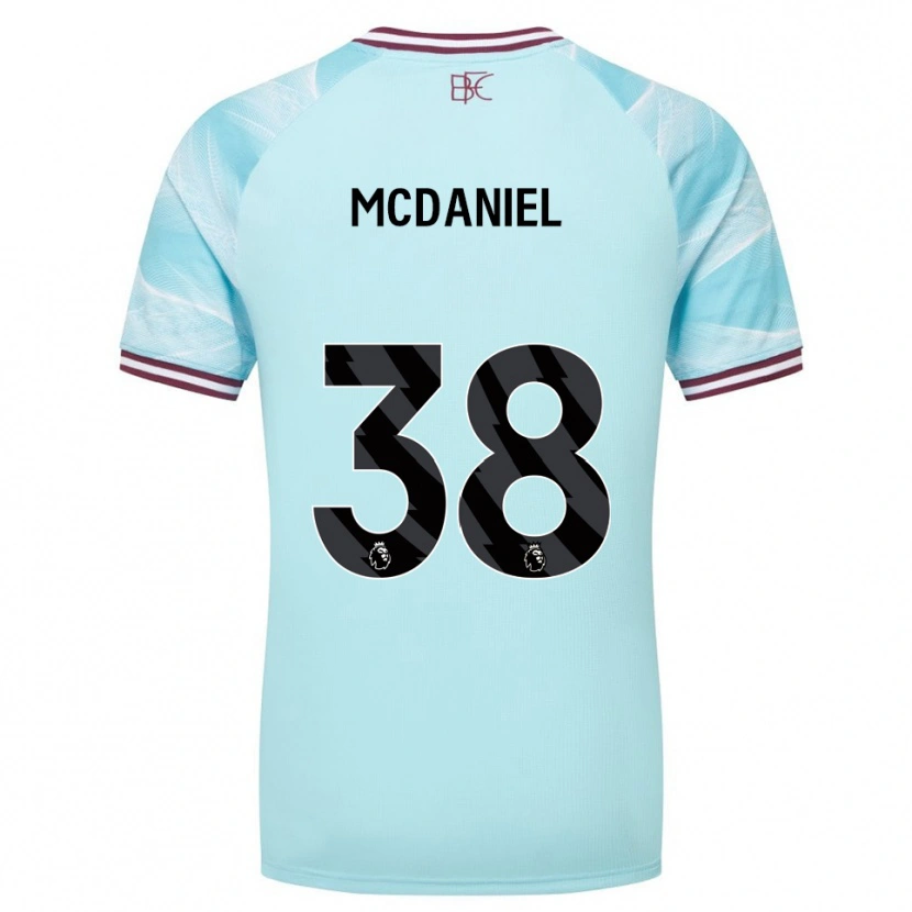 Danxenメンズルイーズ・マクダニエル#38スカイブルー バーガンディアウェイシャツ2025/26ジャージーユニフォーム